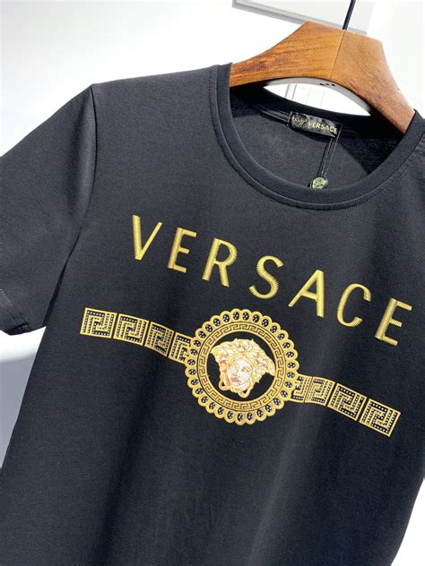 mens replica versace shirts|Versace T.